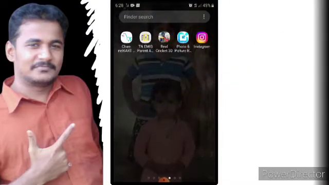 The video creator introduces the topic and the main application interface on a smartphone screen.