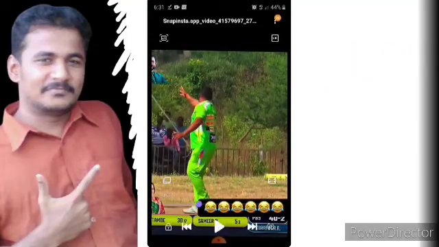 The screen shows the pasted Instagram link being processed within the downloader application interface.