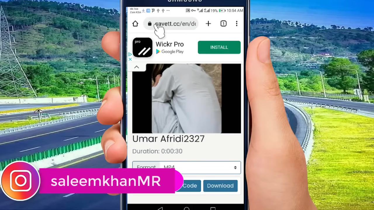 A close-up of a smartphone's control panel, with the red screen recording button clearly activated and ready to use.