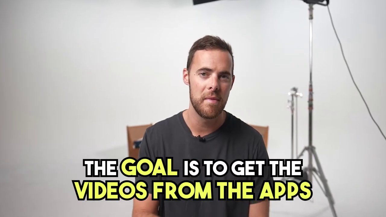 A clean, professional-looking phone screen showing a video ready to post, with no watermarks in sight, symbolizing the goal of the process.