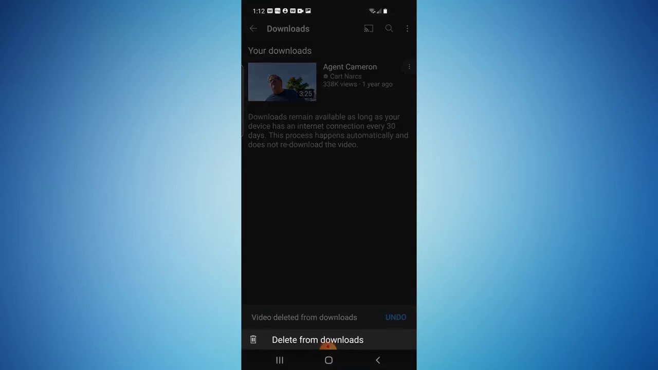 A close-up of the YouTube video player interface, highlighting the prominent "Download" button located below the video title.